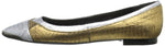 Neeko5 Ballet Gold/Silver Flat (Women) - SHOE NV