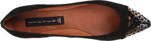 Elitte Black Suede Flats   (Women) - SHOE NV