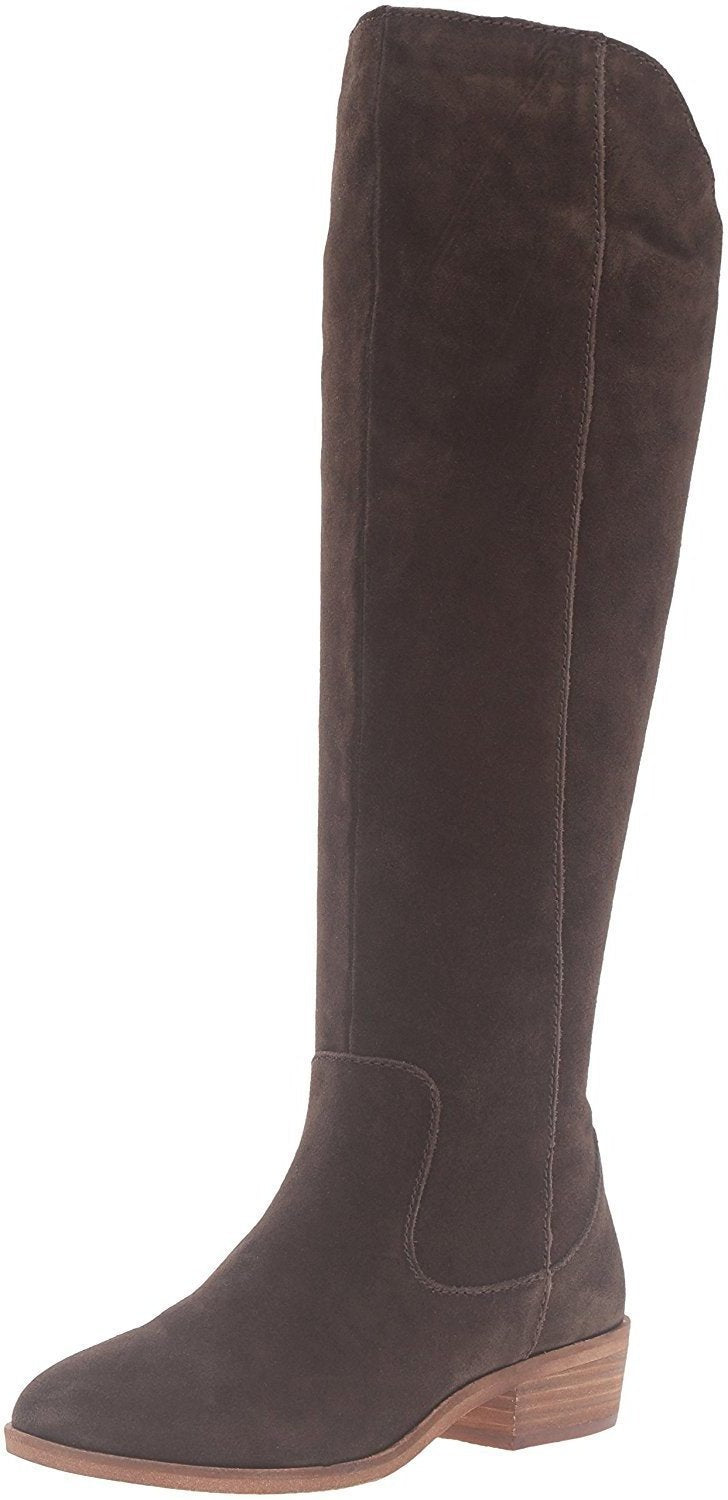 STEVEN by Steve Madden Emmery Western Boot, Chocolate Brown Suede (Women)