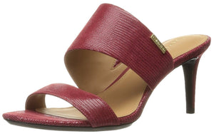 Calvin Klein lanoe Dress Sandal, Garnet (Women)
