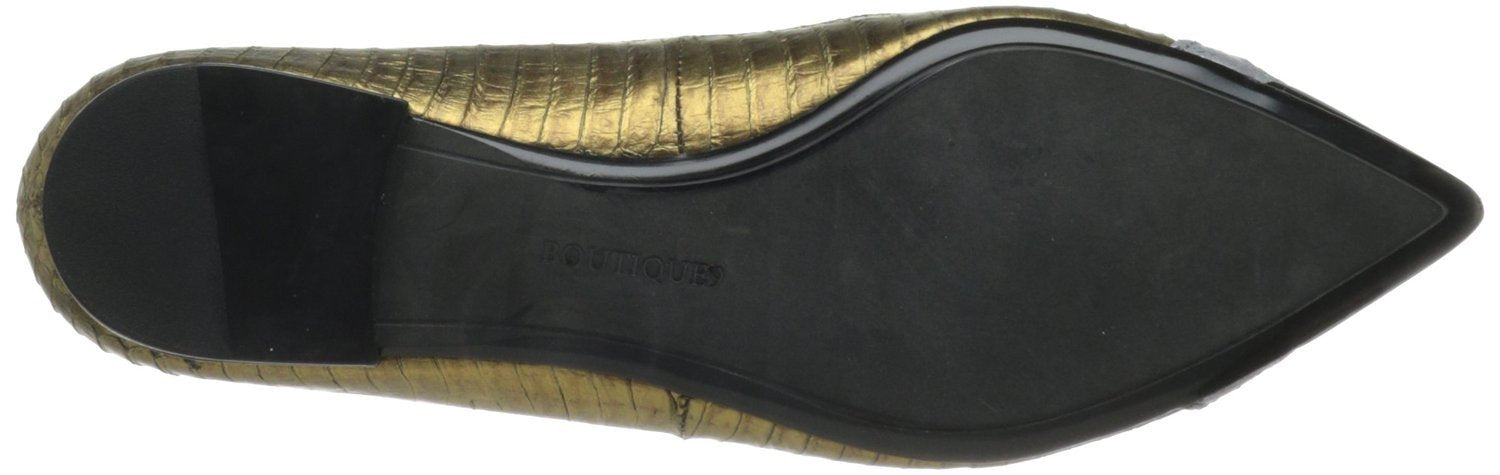 Neeko5 Ballet Gold/Silver Flat (Women) - SHOE NV