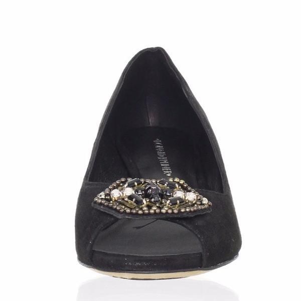 Sonet Demi Wedge Flat, Black(Women) - SHOE NV