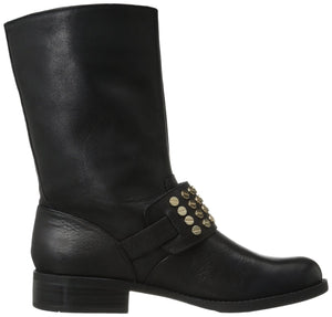 Skylare Black Motorcycle Boots  (Women) - SHOE NV