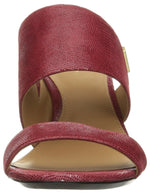 Calvin Klein lanoe Dress Sandal, Garnet (Women)