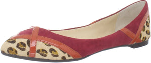 Seylia Flat,Red Multi (Women) - SHOE NV