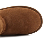Style & Co. Ciley Suede Closed Toe Ankle Fashion Boots, Chestnut (Women)