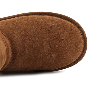 Style & Co. Ciley Suede Closed Toe Ankle Fashion Boots, Chestnut (Women)