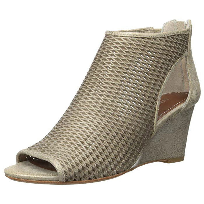 Donald J Pliner Jace Beige Wedge Sandal, US 6M (Women)