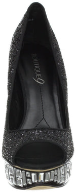 Nosey3 Black Platform Pump  (Women) - SHOE NV