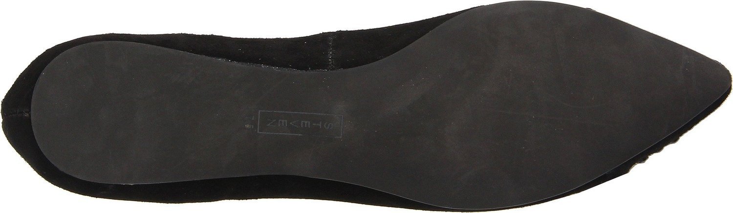Elitte Black Suede Flats   (Women) - SHOE NV