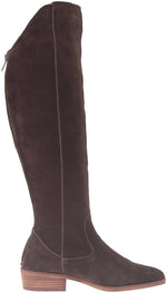 STEVEN by Steve Madden Emmery Western Boot, Chocolate Brown Suede (Women)
