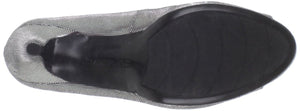 Mylah Peep Toe Pump,Silver (Women) - SHOE NV