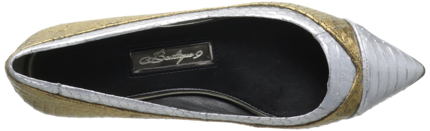 Neeko5 Ballet Gold/Silver Flat (Women) - SHOE NV