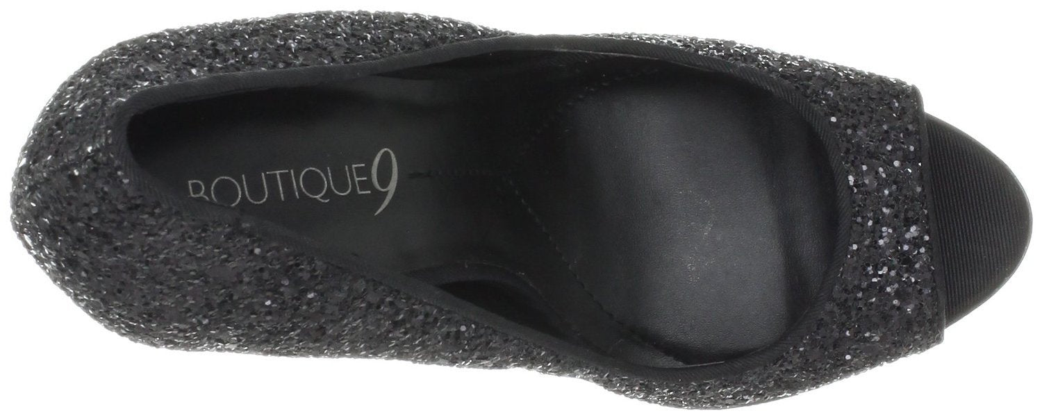 Nosey3 Black Platform Pump  (Women) - SHOE NV