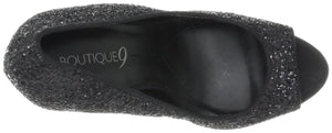 Nosey3 Black Platform Pump  (Women) - SHOE NV