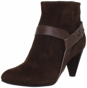 Calico Chestnut Suede Bootie (Women) - SHOE NV