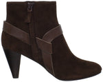 Calico Chestnut Suede Bootie (Women) - SHOE NV