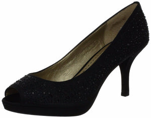 Pippi Platform Black Pump  (Women) - SHOE NV