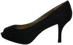 Pippi Platform Black Pump  (Women) - SHOE NV