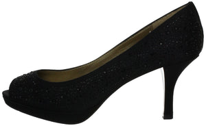 Pippi Platform Black Pump  (Women) - SHOE NV