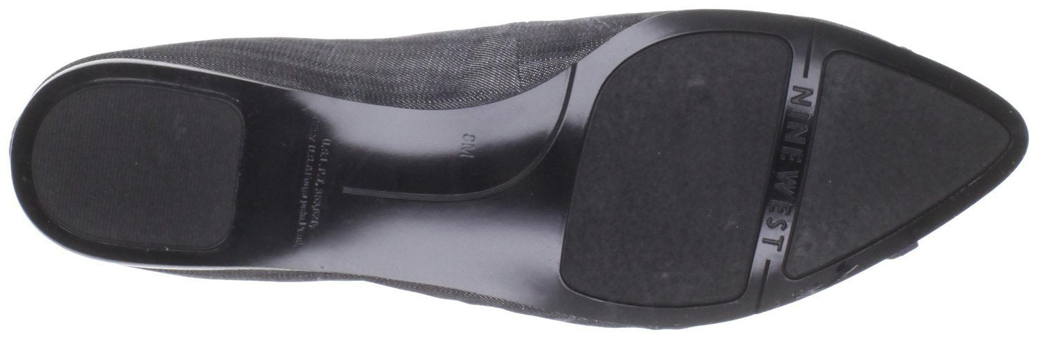 Simonsays Grey/Black Fabric Flat  (Women) - SHOE NV