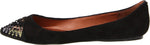 Elitte Black Suede Flats   (Women) - SHOE NV