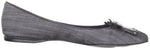 Simonsays Grey/Black Fabric Flat  (Women) - SHOE NV