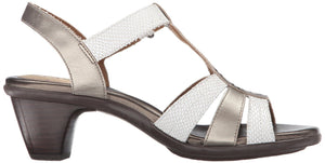 Mary-AR Dress Sandal, White(Women) - SHOE NV