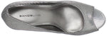 Mylah Peep Toe Pump,Silver (Women) - SHOE NV