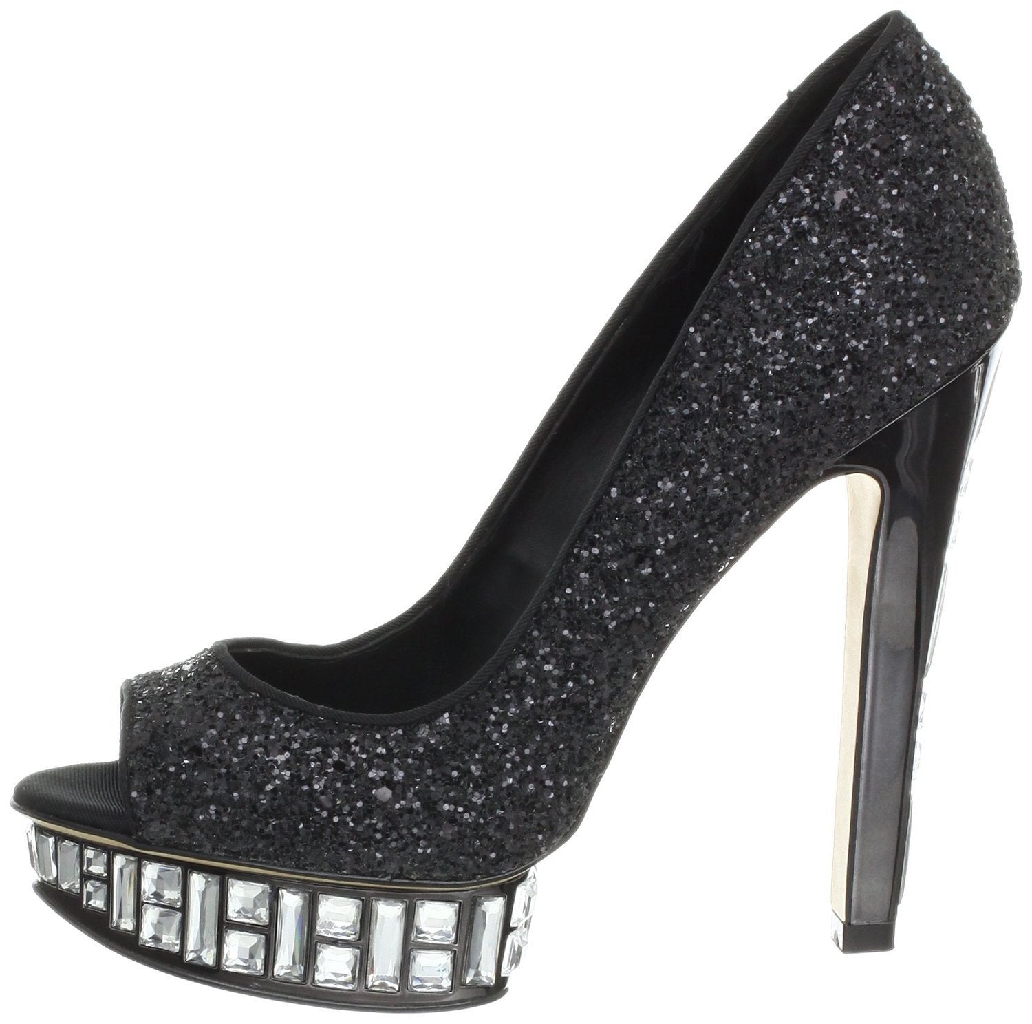 Nosey3 Black Platform Pump  (Women) - SHOE NV