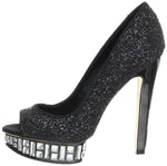 Nosey3 Black Platform Pump  (Women) - SHOE NV