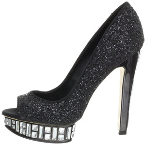 Nosey3 Black Platform Pump  (Women) - SHOE NV