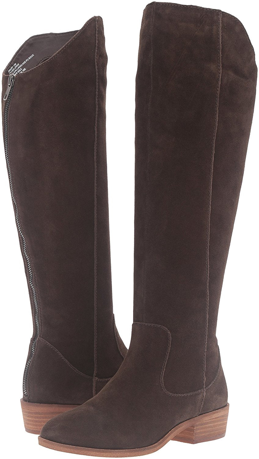 STEVEN by Steve Madden Emmery Western Boot, Chocolate Brown Suede (Women)