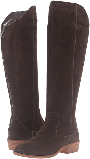 STEVEN by Steve Madden Emmery Western Boot, Chocolate Brown Suede (Women)