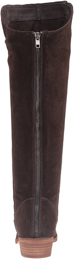 STEVEN by Steve Madden Emmery Western Boot, Chocolate Brown Suede (Women)