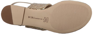 BCBGeneration BG-Wander Dress Sandal, Gold (Women)