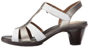 Mary-AR Dress Sandal, White(Women) - SHOE NV