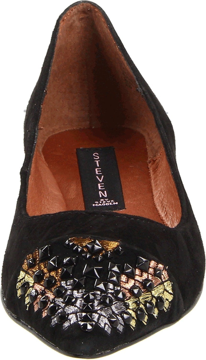 Elitte Black Suede Flats   (Women) - SHOE NV