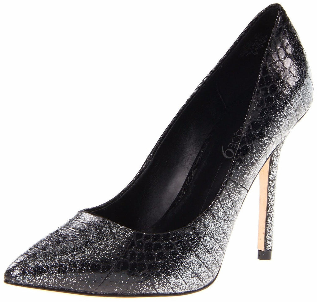 Justine Snake Platform Silver Pump  (Women) - SHOE NV