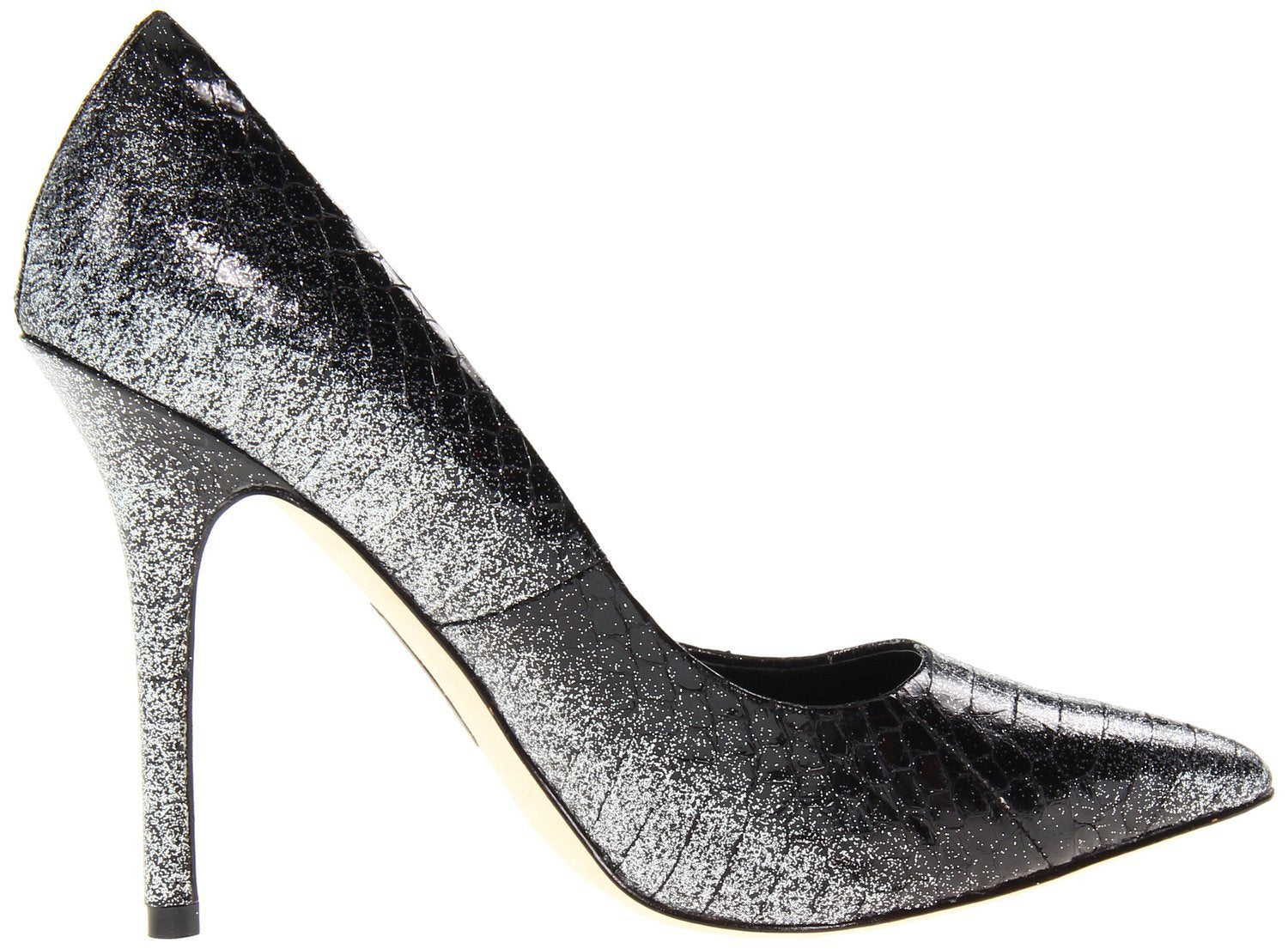 Justine Snake Platform Silver Pump  (Women) - SHOE NV
