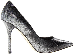 Justine Snake Platform Silver Pump  (Women) - SHOE NV